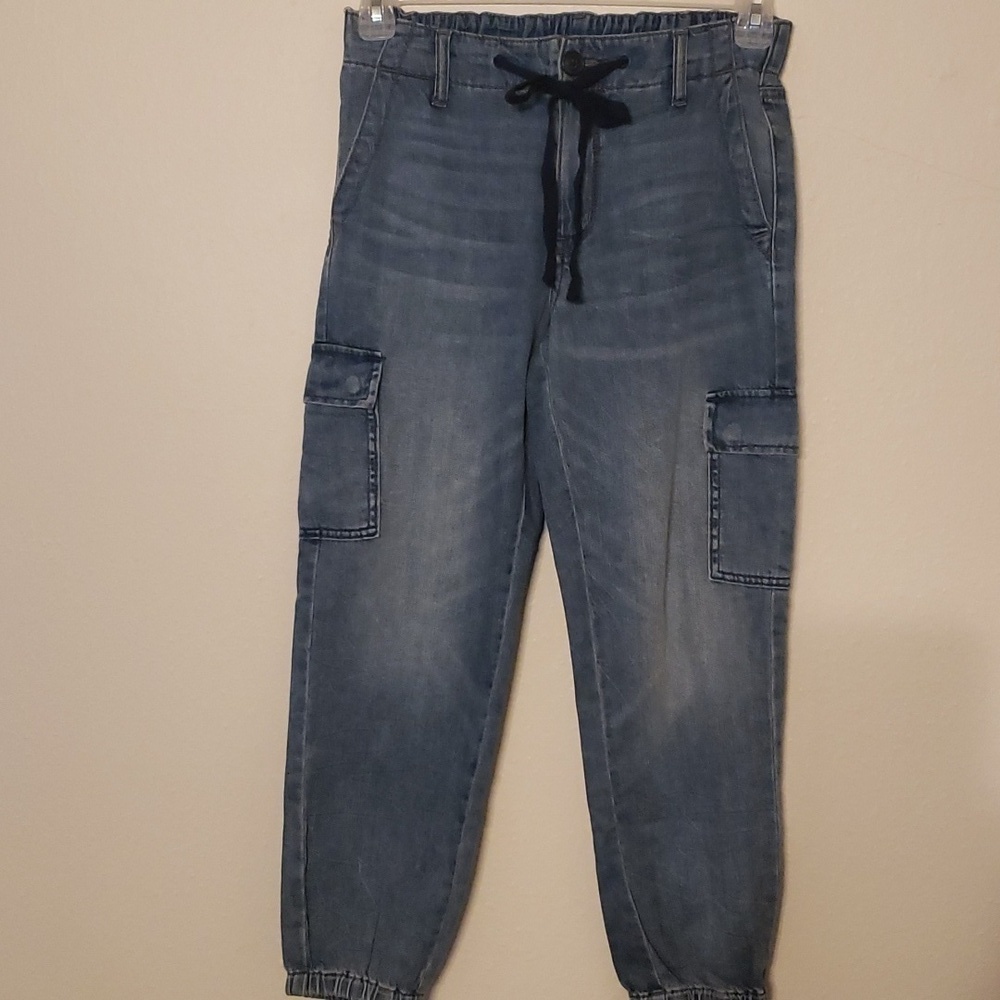 American Eagle drawstring waist cargo jogger size 2 petite